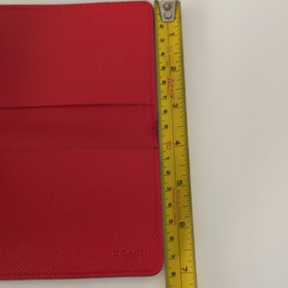 Coach red leather bills wallet - 2 pockets - Picture 11 of 11